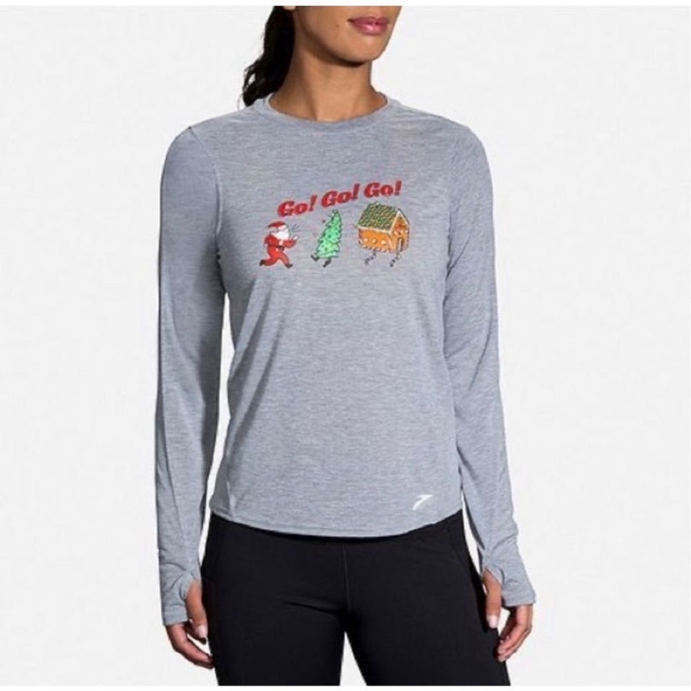 Women's Brooks Run Merry Distance Graphic Long Sleeve